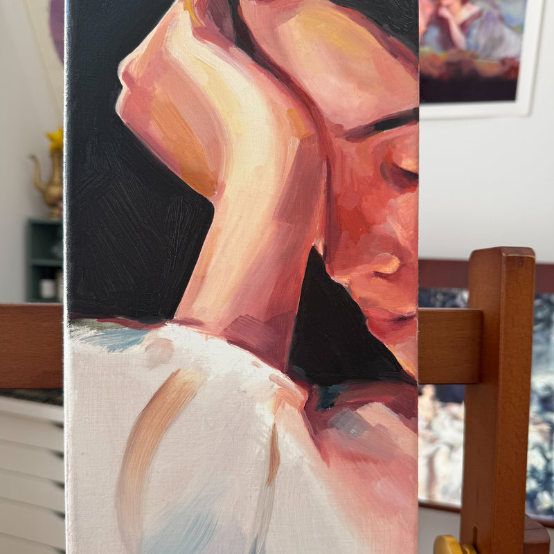 Tired - Original Oil Painting-zoom-