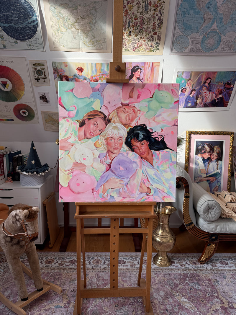 Comfort - Original Oil Painting-zoom-