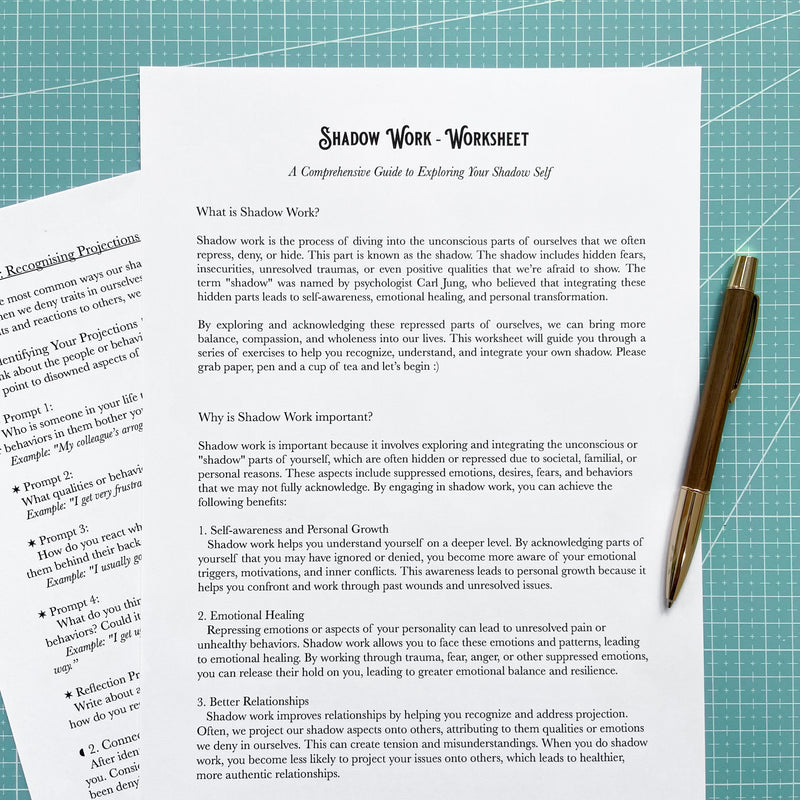 Shadow Work - Worksheet-zoom-