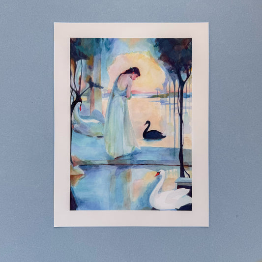 Swan Lake - Art Print