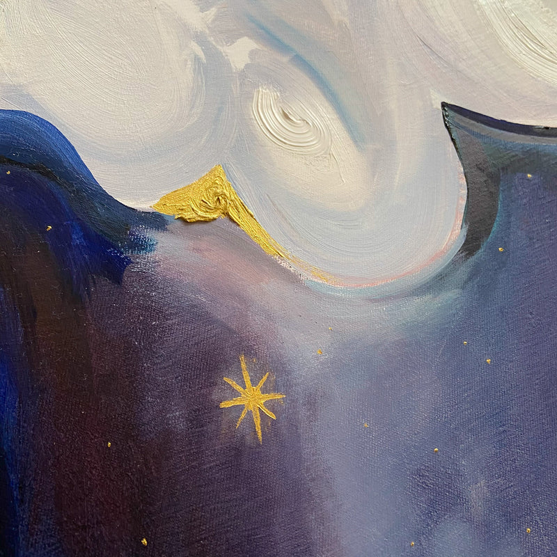 Celestial Thoughts - Original Oil Painting-zoom-