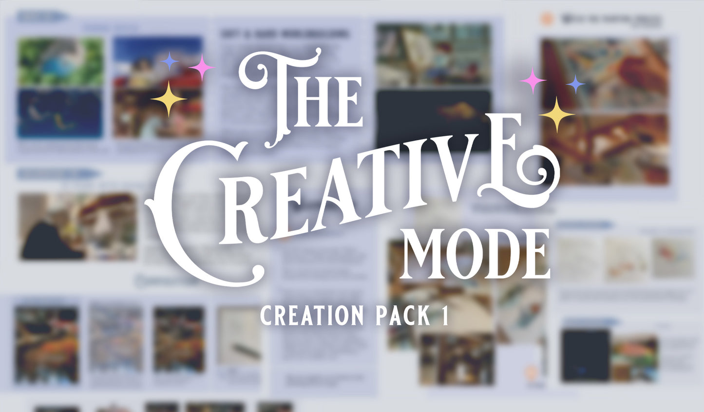 Creation Pack 1 - The Creative Mode